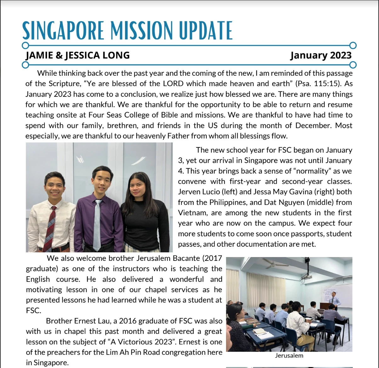 Featured image for “News From Singapore January 2023”